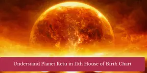 Understand Planet Ketu in 11th House of Birth Chart